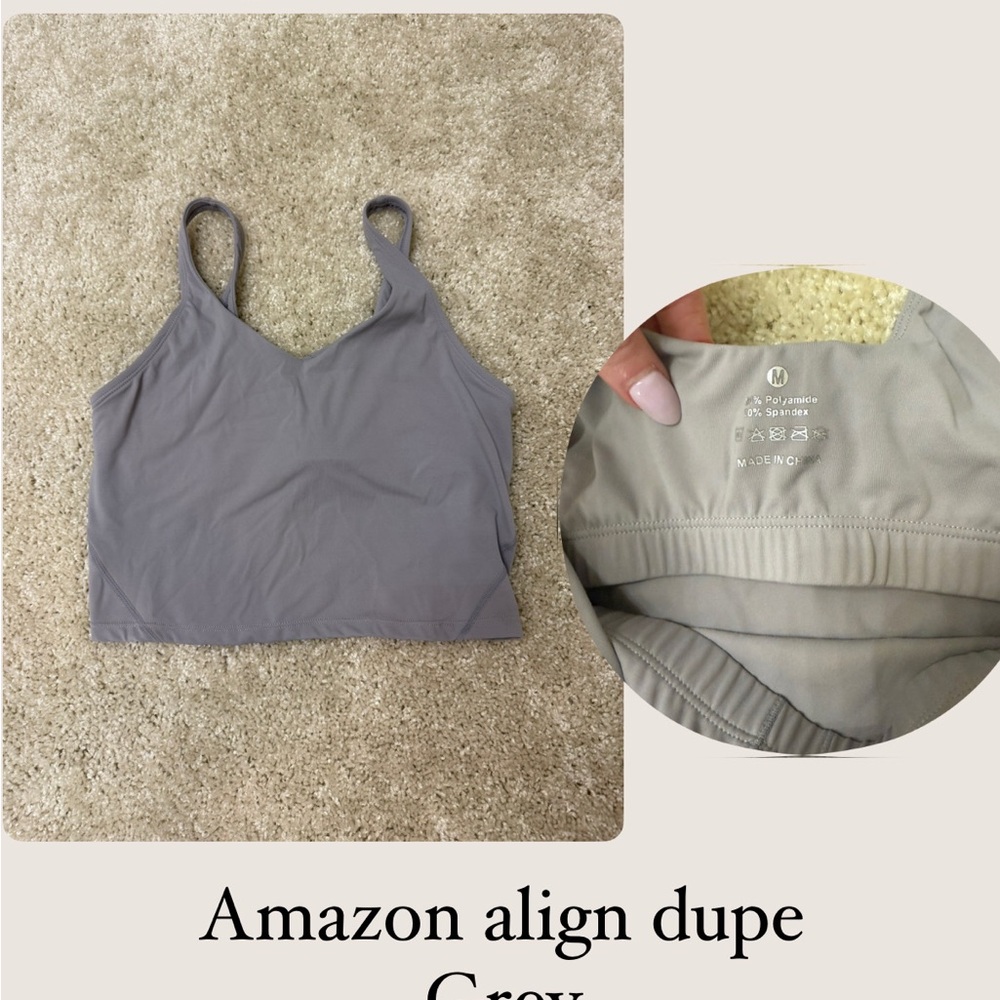 Gray Athletic Tank Top